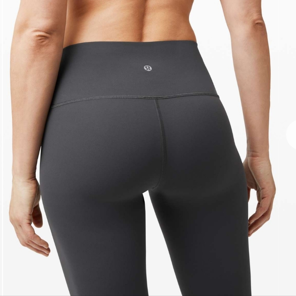 Lululemon Wunder Under Crop Graphite Grey